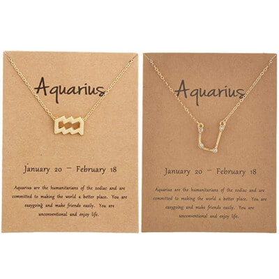 Collar Signo Zodiacal Acuario